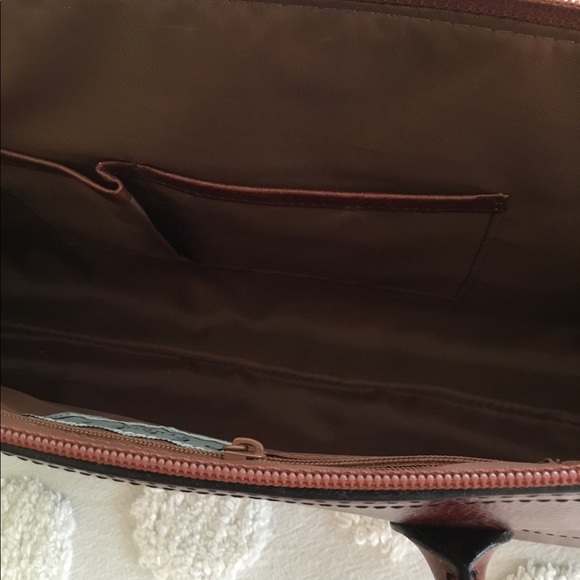 Pelle leather brown shoulder bag. - Picture 5 of 5